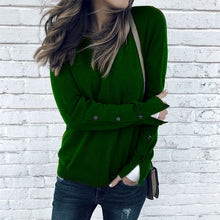 Load image into Gallery viewer, Buttoned Sleeve Sweatshirt
