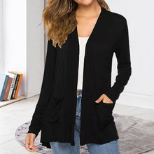 Load image into Gallery viewer, Women&#39;s Casual Lightweight Open Front Long Sleeve Cardigans
