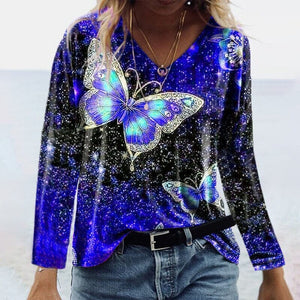 Butterfly Print T-shirt