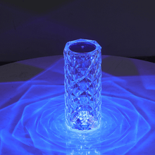 Load image into Gallery viewer, Rose Rays Crystal Diamond Table Lamp
