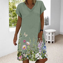 Load image into Gallery viewer, Printed Ethnic Dress
