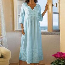 Load image into Gallery viewer, COTTON LINEN SNAP FRONT DUSTER
