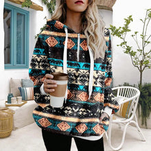 Load image into Gallery viewer, Ethnic Print Plush Sweater
