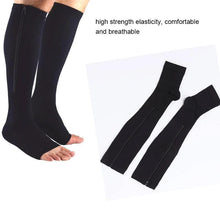 Load image into Gallery viewer, Compression Socks with Zipper
