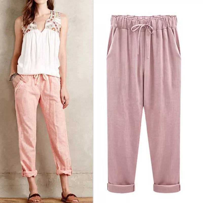 Women's New Large Size Casual Pants