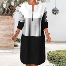 Load image into Gallery viewer, Zip Colorblock Dress
