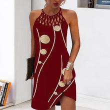 Load image into Gallery viewer, Sexy Off Shoulder Printed Party Dress
