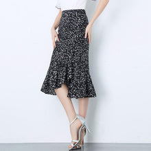 Load image into Gallery viewer, Women&#39;s Floral Irregular Fishtail Skirt
