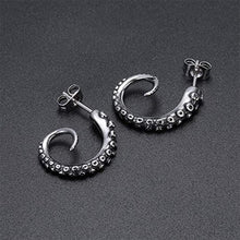 Load image into Gallery viewer, Octopus Hoop Earrings
