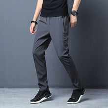 Load image into Gallery viewer, Men&#39;s quick-dry ice silk zippered pants
