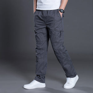 Men's Outdoor Casual Loose Multi-pocket Overalls