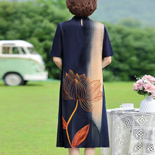Load image into Gallery viewer, Retro Printing Temperament Chiffon Skirt
