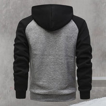 Load image into Gallery viewer, Color Contrast Cardigan Hoodie
