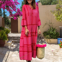 Load image into Gallery viewer, Flared Sleeve Resort Dress
