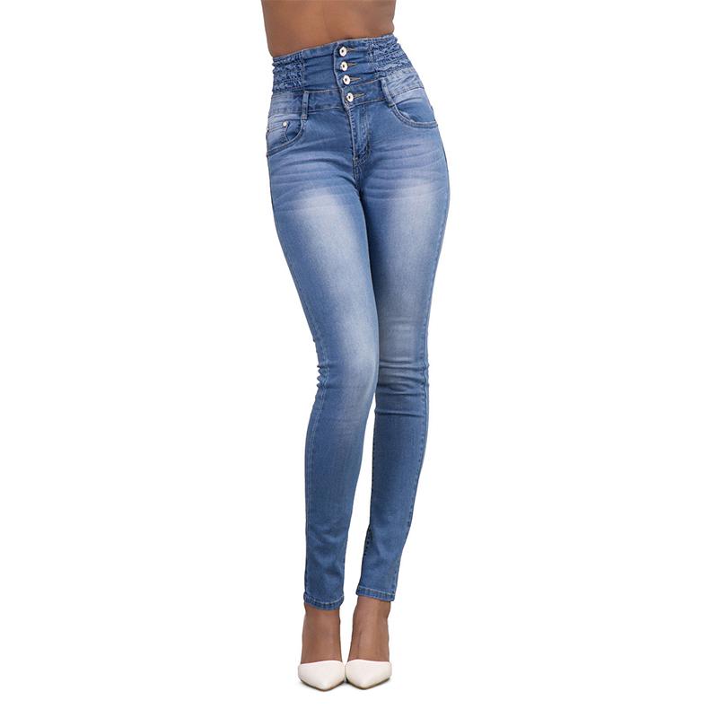Sexy high-rise slim-fit jeans