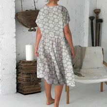 Load image into Gallery viewer, Sunflower Short Sleeve Dress
