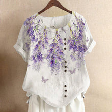 Load image into Gallery viewer, Cotton Linen Vintage T-Shirt
