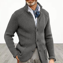 Load image into Gallery viewer, Men&#39;s Stand Collar Knitted Coat
