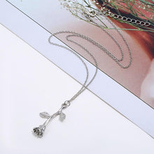 Load image into Gallery viewer, Rose Pendant Necklace
