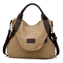 Load image into Gallery viewer, Women Large Capacity Pocket Casual Tote Handbag
