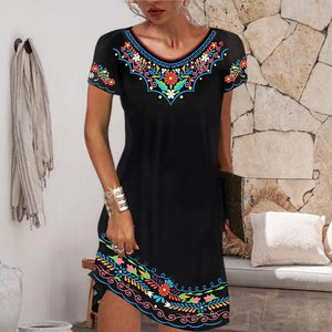 Black Ethnic Style Skirt