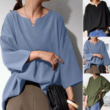 Load image into Gallery viewer, Literary Retro V-neck Top
