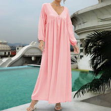 Load image into Gallery viewer, Women&#39;s Cotton Linen Dress
