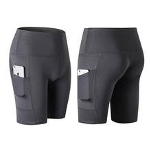 Load image into Gallery viewer, High Waist Workout Running Yoga Shorts
