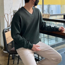 Load image into Gallery viewer, V-neck Pit Strip Knitwear
