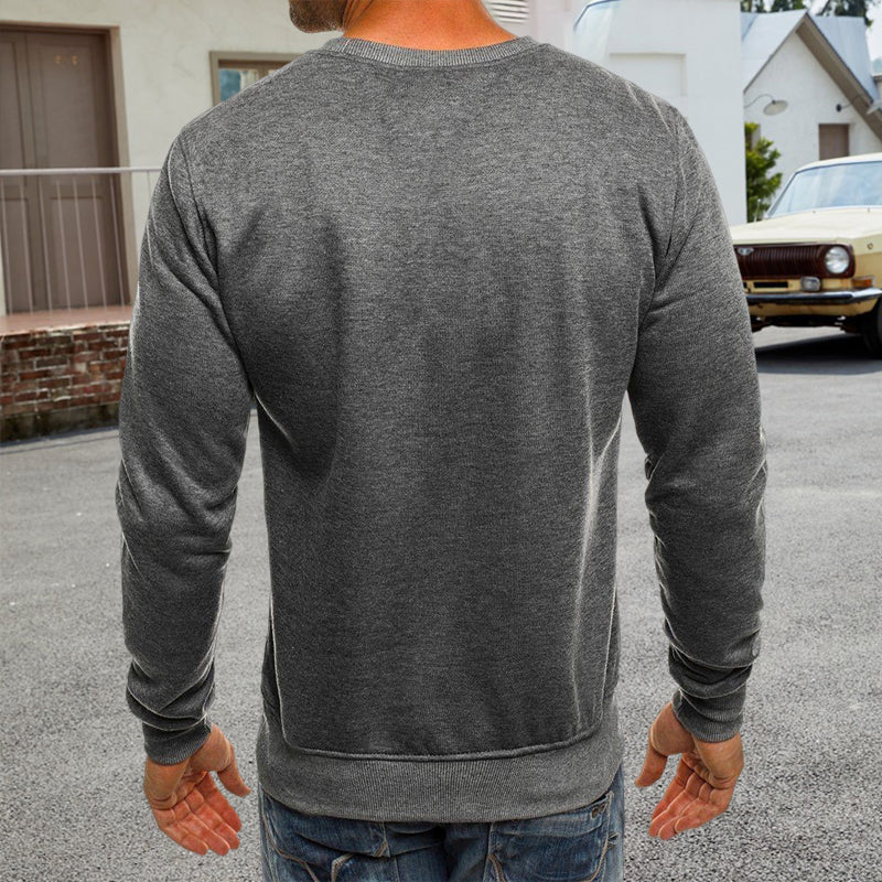 Men's Long Sleeve Pullover Sweatshirt