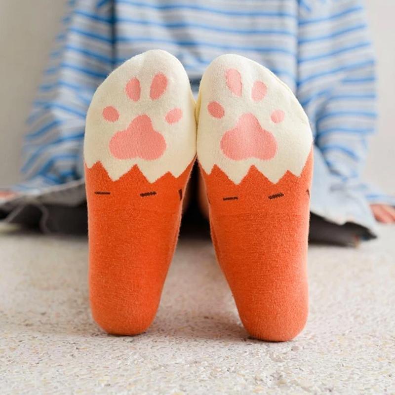 Summer Breathable Cat Paw Socks