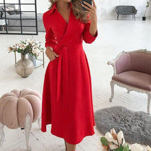 Load image into Gallery viewer, V-neck Printed Dress
