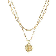 Load image into Gallery viewer, Gold Initial Necklaces for Women
