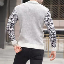 Load image into Gallery viewer, Men&#39;s Knitted Waffle Plaid Slimming Top
