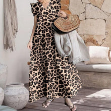 Load image into Gallery viewer, Leopard Print Commuter Long Dress

