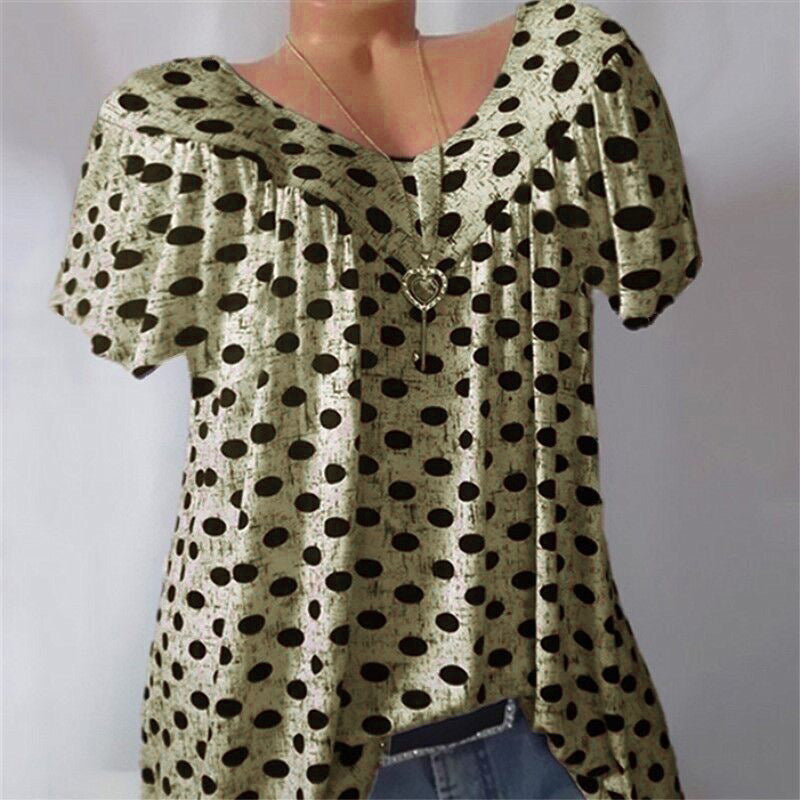 Round Neck and Dots T-shirt