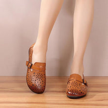 Load image into Gallery viewer, Flower Hollow Flat Shoes
