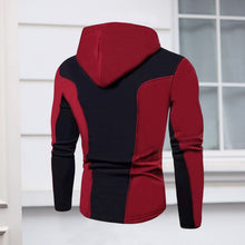 Load image into Gallery viewer, Mens Fleece Jackets Contrast Hoodies
