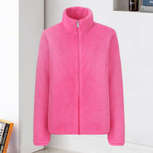 Load image into Gallery viewer, Polar Fleece Stand Collar Jacket
