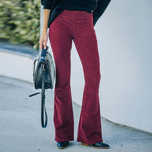 Load image into Gallery viewer, Corduroy Flare Lounge Pants

