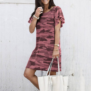 Camo Print Dress