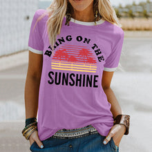 Load image into Gallery viewer, Coconut Tree Print T-shirt
