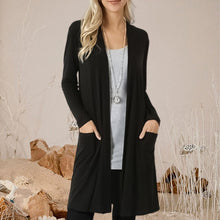 Load image into Gallery viewer, Women&#39;s Long-sleeved Mid-length Cardigan Jacket
