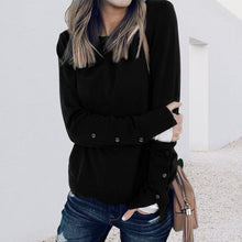 Load image into Gallery viewer, Buttoned Sleeve Sweatshirt
