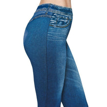 Load image into Gallery viewer, Sexy Imitation Jean Skinny Jeggings Skinny Pants
