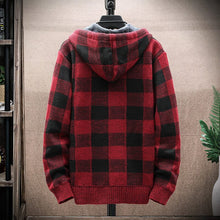 Load image into Gallery viewer, Check Printed Hooded Jacket
