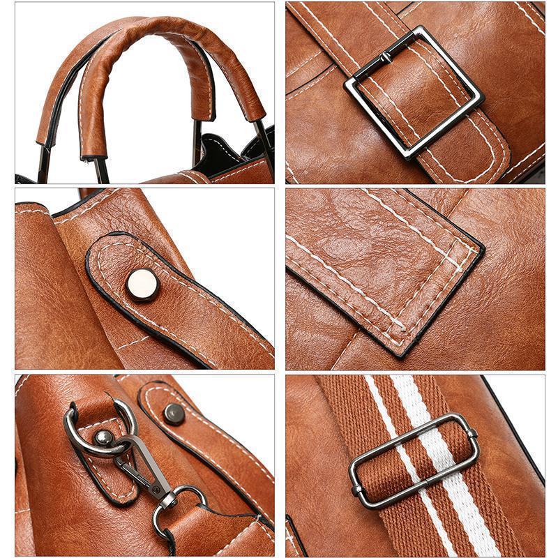new Korean archaistic bucket bag