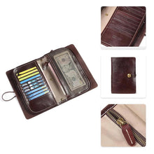 Load image into Gallery viewer, Men Vintage Card Holder Long Wallet
