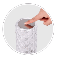 Load image into Gallery viewer, Rose Rays Crystal Diamond Table Lamp
