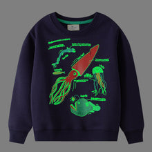 Load image into Gallery viewer, Luminous Round Neck Pullover Children&#39;s Sweatshirt
